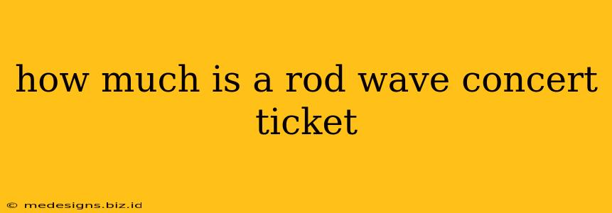 how much is a rod wave concert ticket
