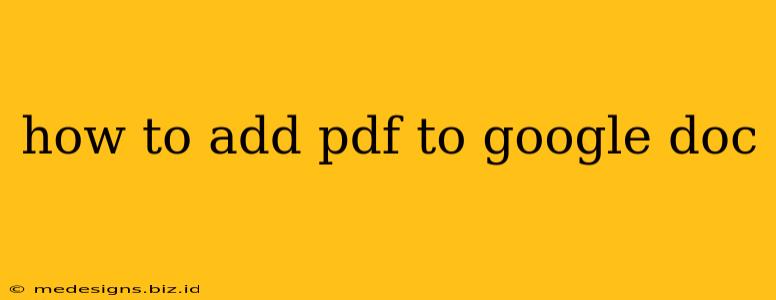 how to add pdf to google doc
