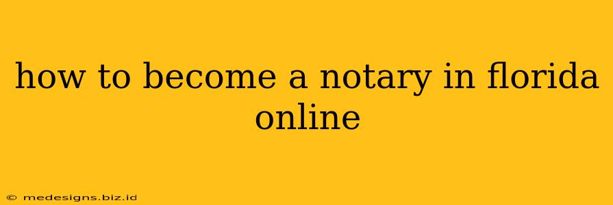 how to become a notary in florida online