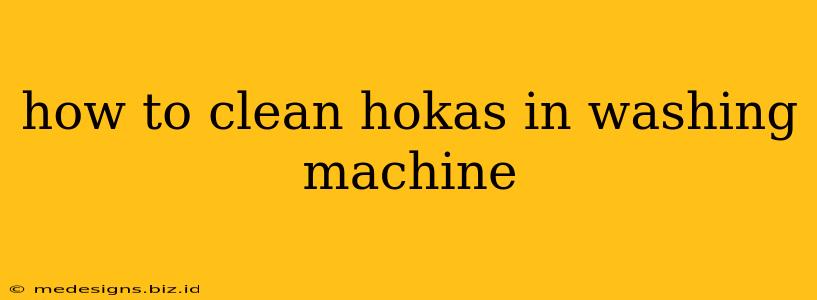how to clean hokas in washing machine