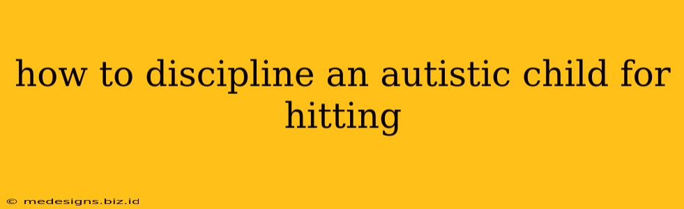 how to discipline an autistic child for hitting