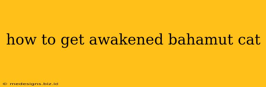 how to get awakened bahamut cat