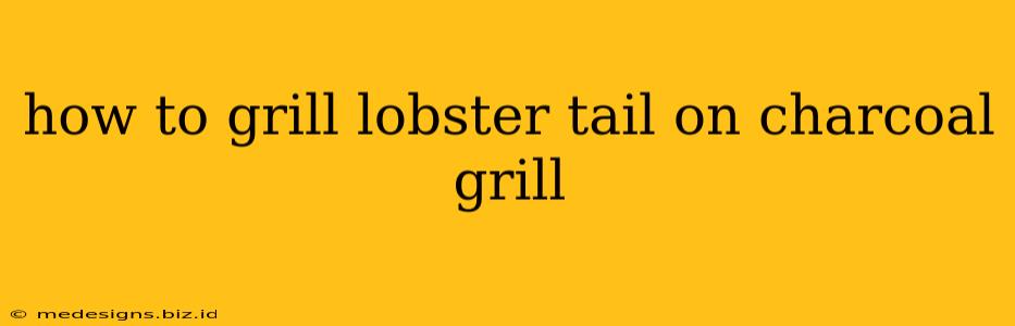 how to grill lobster tail on charcoal grill