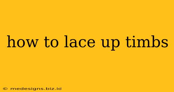 how to lace up timbs
