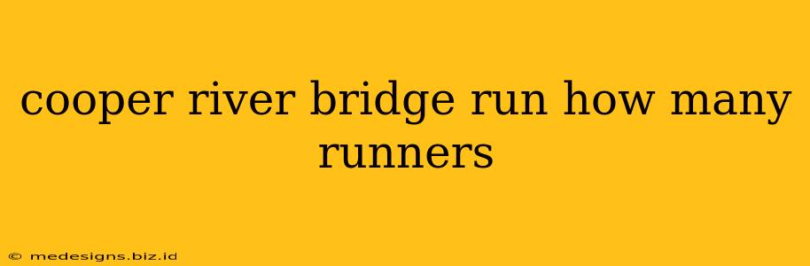 cooper river bridge run how many runners