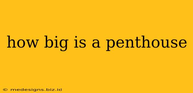 how big is a penthouse
