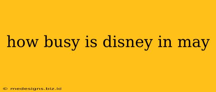 how busy is disney in may