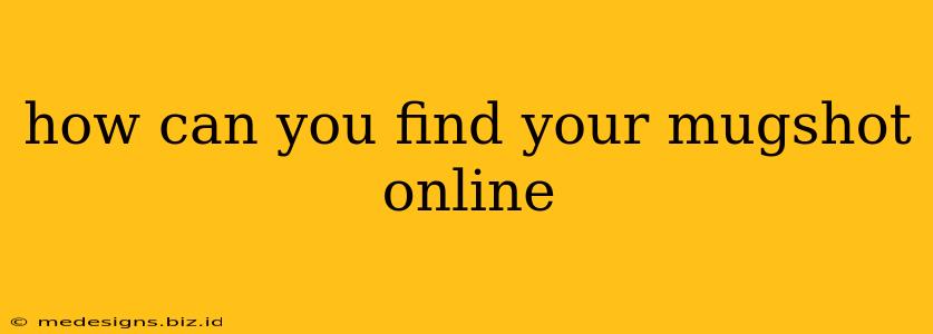 how can you find your mugshot online