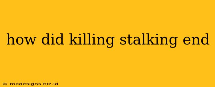 how did killing stalking end