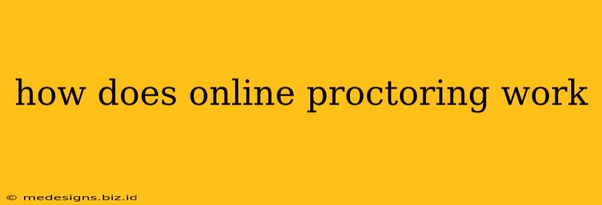 how does online proctoring work