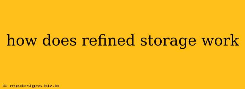 how does refined storage work