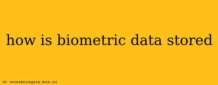 how is biometric data stored