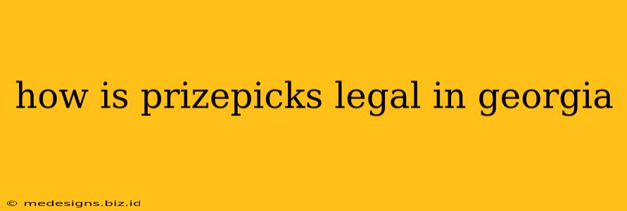 how is prizepicks legal in georgia