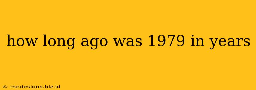 how long ago was 1979 in years