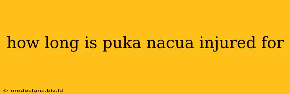 how long is puka nacua injured for