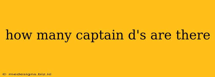 how many captain d's are there