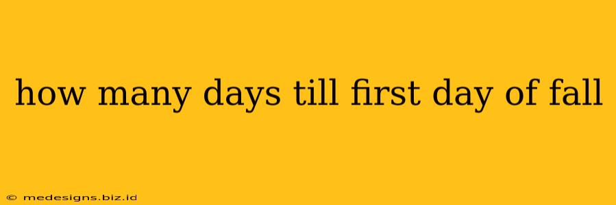 how many days till first day of fall