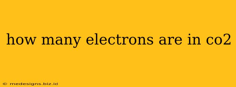 how many electrons are in co2