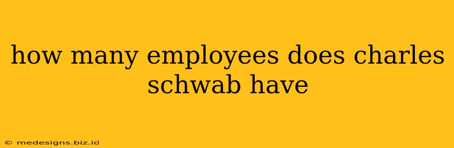 how many employees does charles schwab have