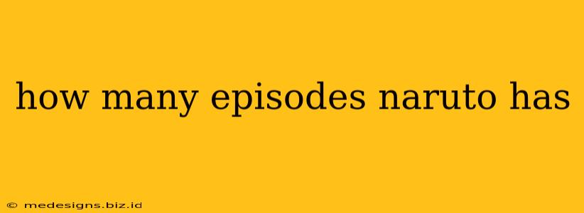 how many episodes naruto has