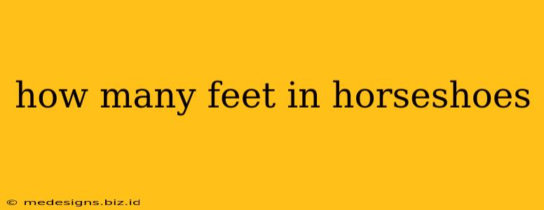 how many feet in horseshoes