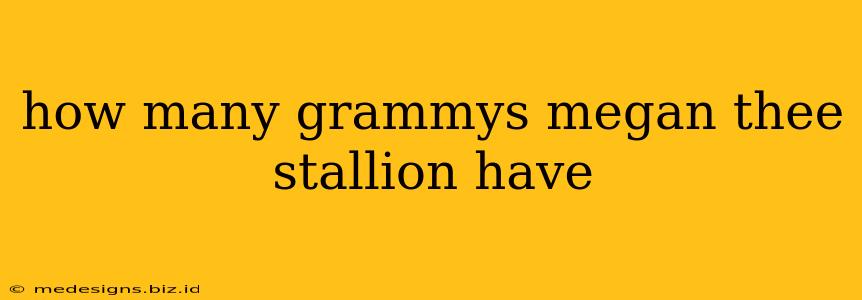 how many grammys megan thee stallion have