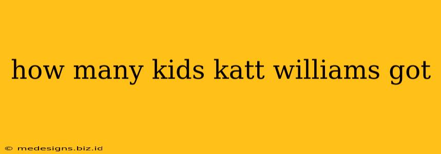how many kids katt williams got