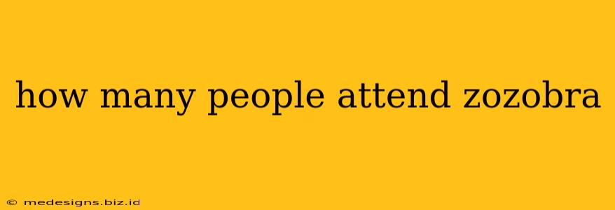 how many people attend zozobra