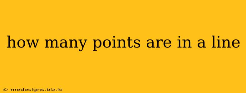 how many points are in a line