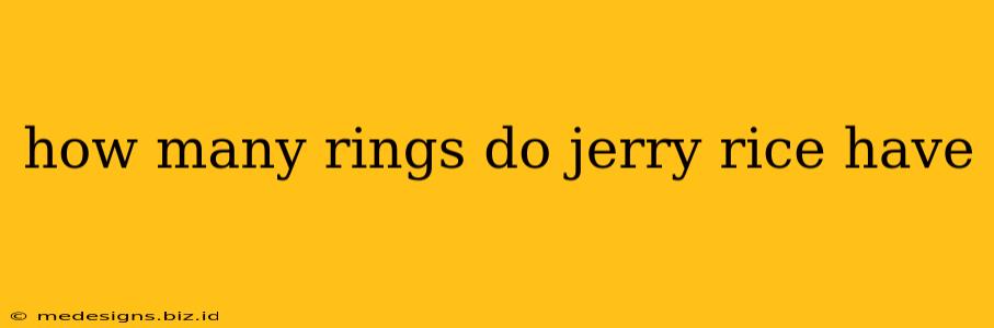 how many rings do jerry rice have