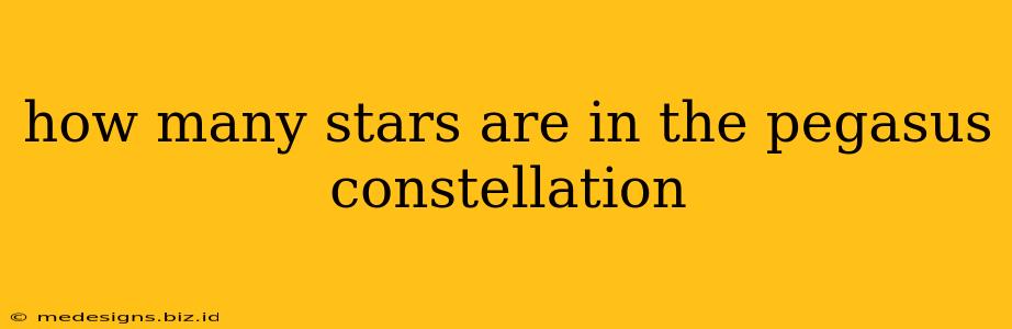 how many stars are in the pegasus constellation