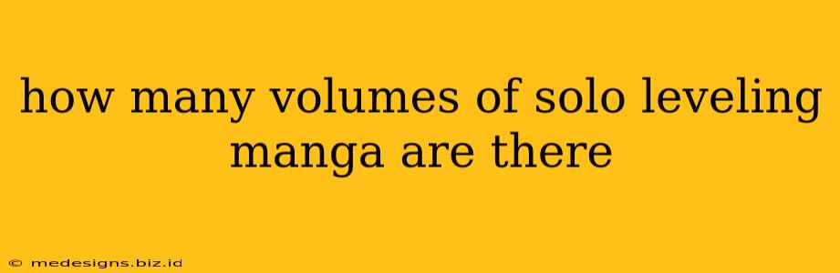 how many volumes of solo leveling manga are there