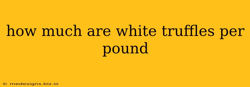 how much are white truffles per pound