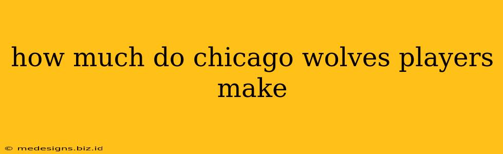 how much do chicago wolves players make