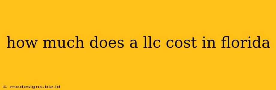 how much does a llc cost in florida