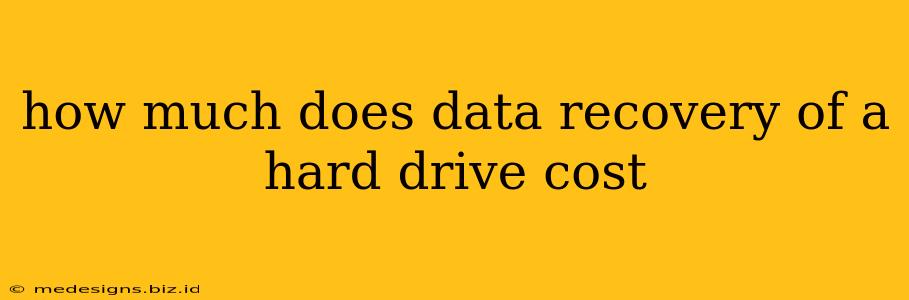 how much does data recovery of a hard drive cost