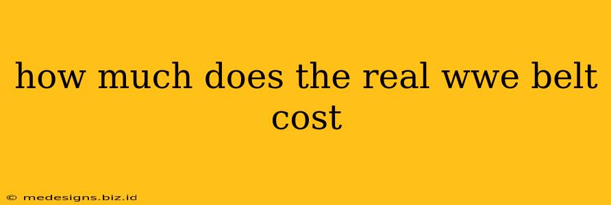 how much does the real wwe belt cost