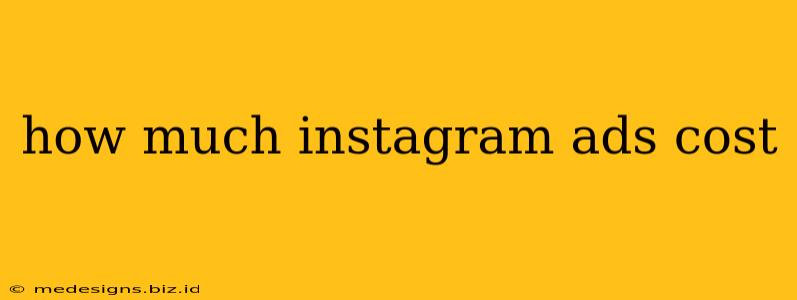 how much instagram ads cost