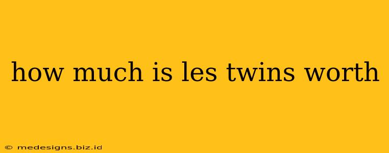 how much is les twins worth