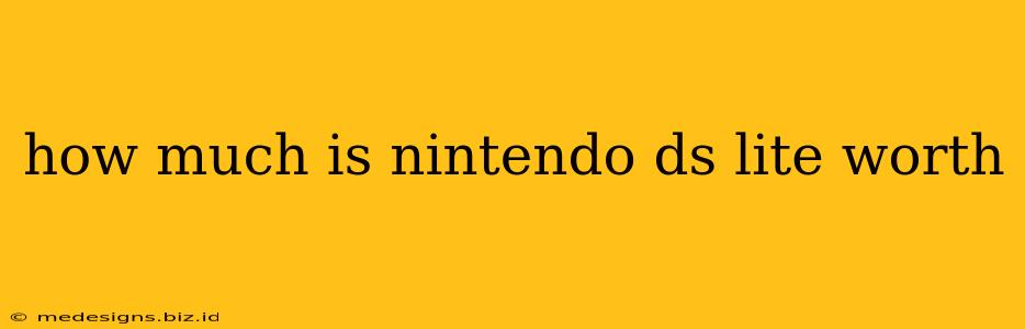 how much is nintendo ds lite worth
