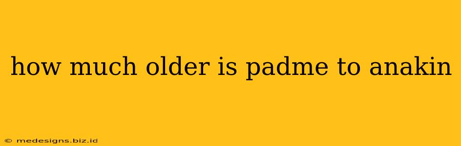 how much older is padme to anakin