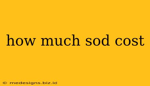 how much sod cost