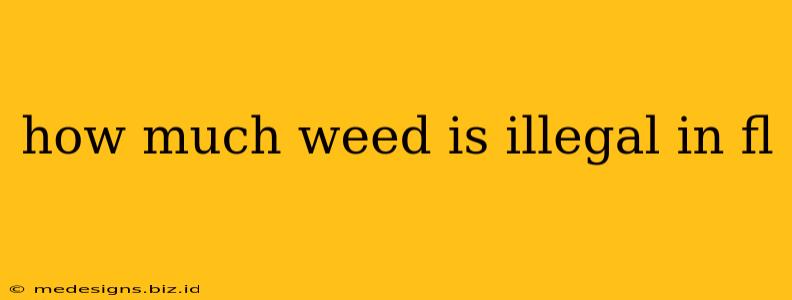 how much weed is illegal in fl