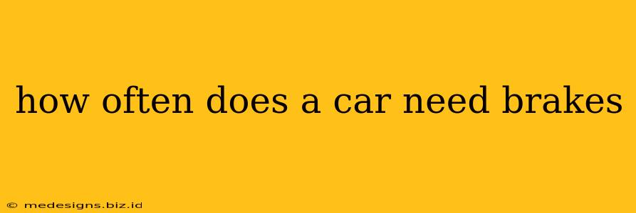 how often does a car need brakes