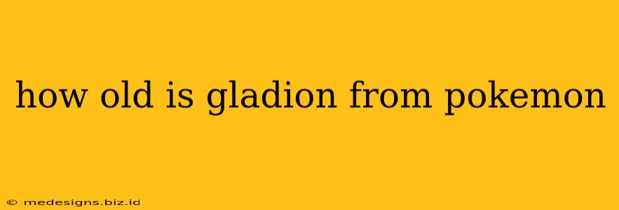 how old is gladion from pokemon