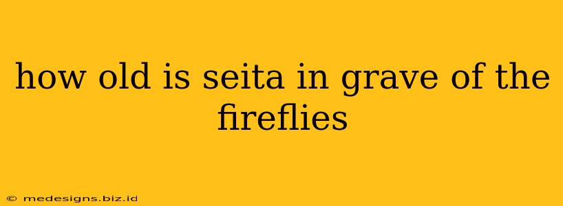 how old is seita in grave of the fireflies