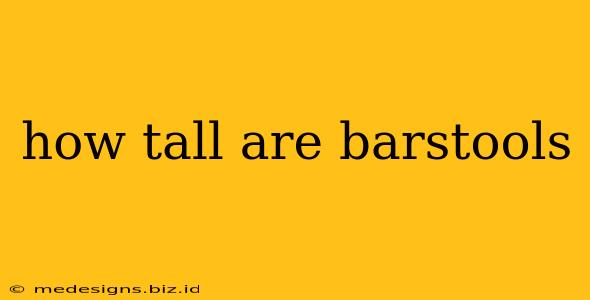 how tall are barstools