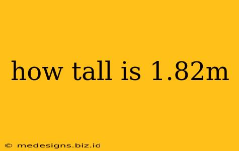 how tall is 1.82m
