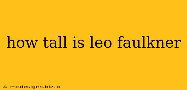 how tall is leo faulkner