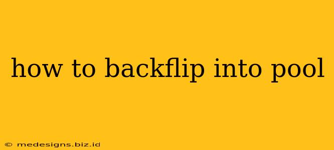 how to backflip into pool